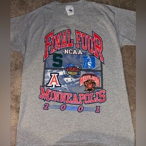 Final Four 2001 size M unisex tshirt